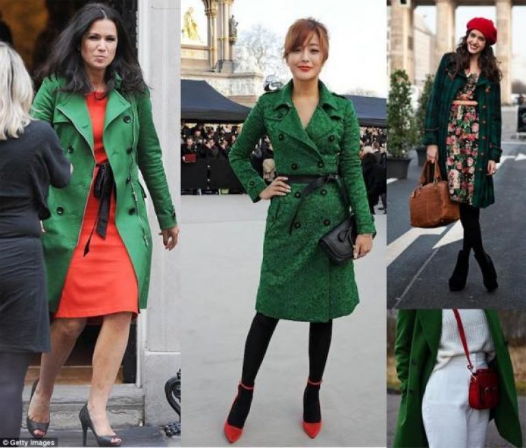 Красное с зеленым в одежде
